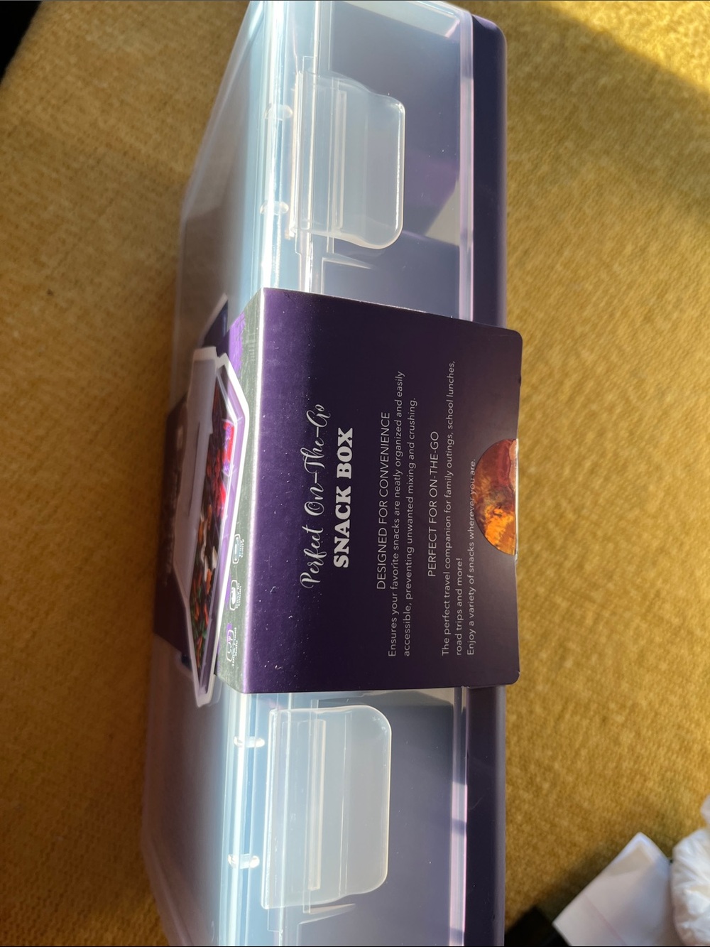 CWC Wickedly Cute Snack Box - Purple & Clear - Picture 4 of 4